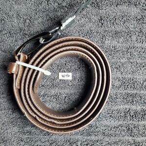 Men's Leather Belt | Size: 50 | Color: Brown | 1-Sided | SKU: W-46 | RRR Belts